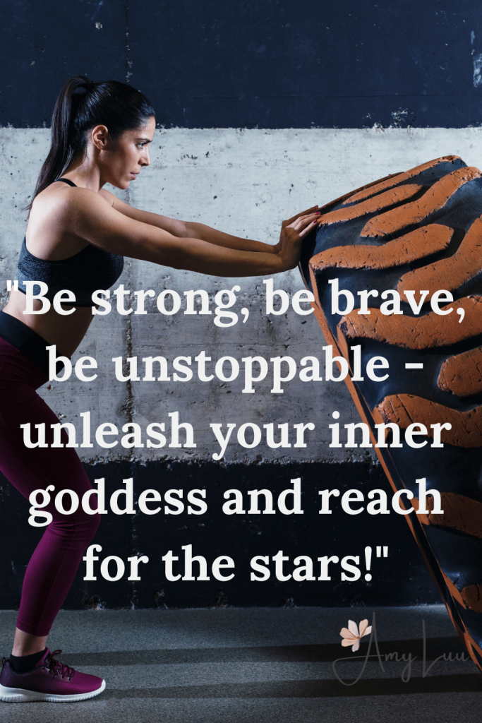 Pinterest unleash your inner goddess and reach for the stars Pinterest 501 Best Workout Motivational Quotes For Women