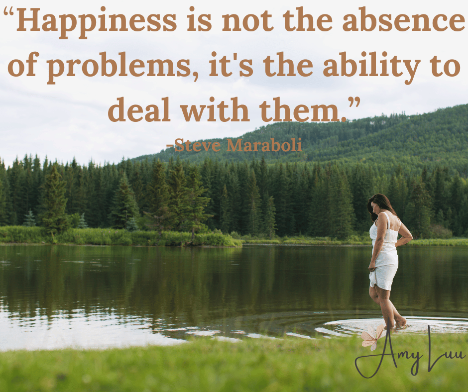 Happiness is not the absence of problems its the ability to deal with them. Steve Maraboli quote 378 Best Thankful For Another Year Of Life Quotes